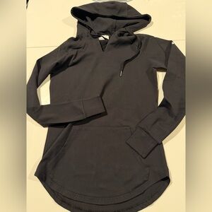 Werk boys black lightweight hoodie black size YL nwot